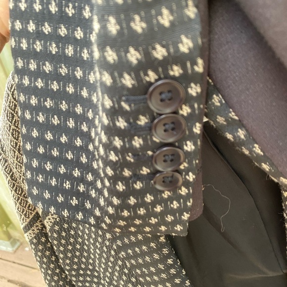 BCBGMaxAzria Blazer Women size M Jacket Single Breast Print Classic Kamryn - Picture 4 of 5